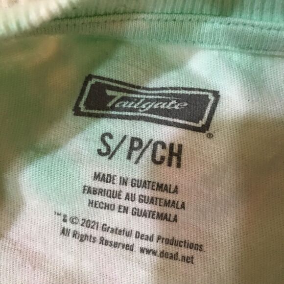 Tailgate 5 Bear oversized Tye Dye Crop Tee - Picture 3 of 6